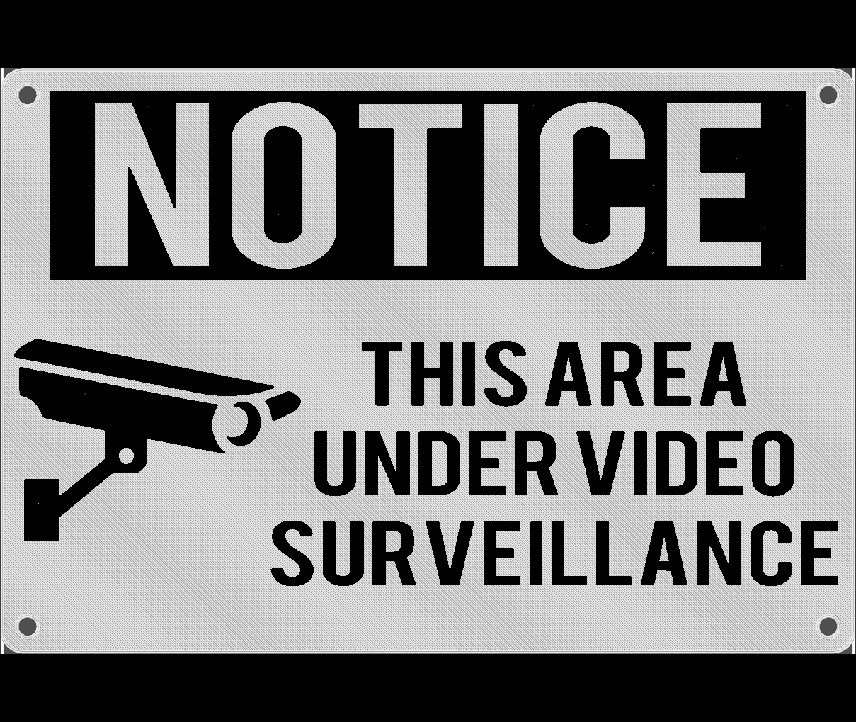Video Surveillance Signs 2 Color
