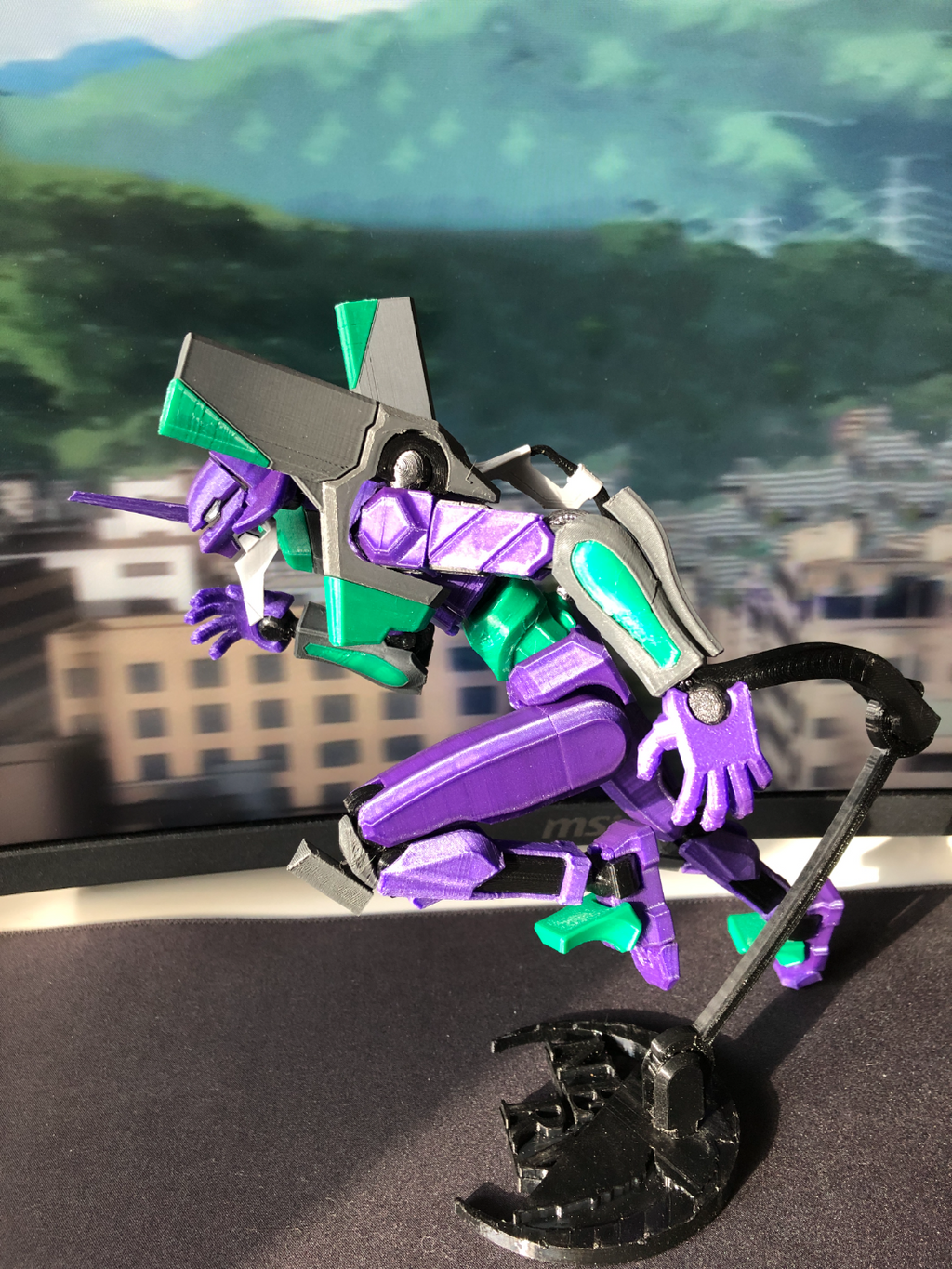Dummy 13 Evangelion umbilical cord stand