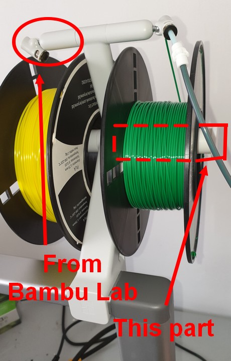 seconda bobbina bambulab a1
