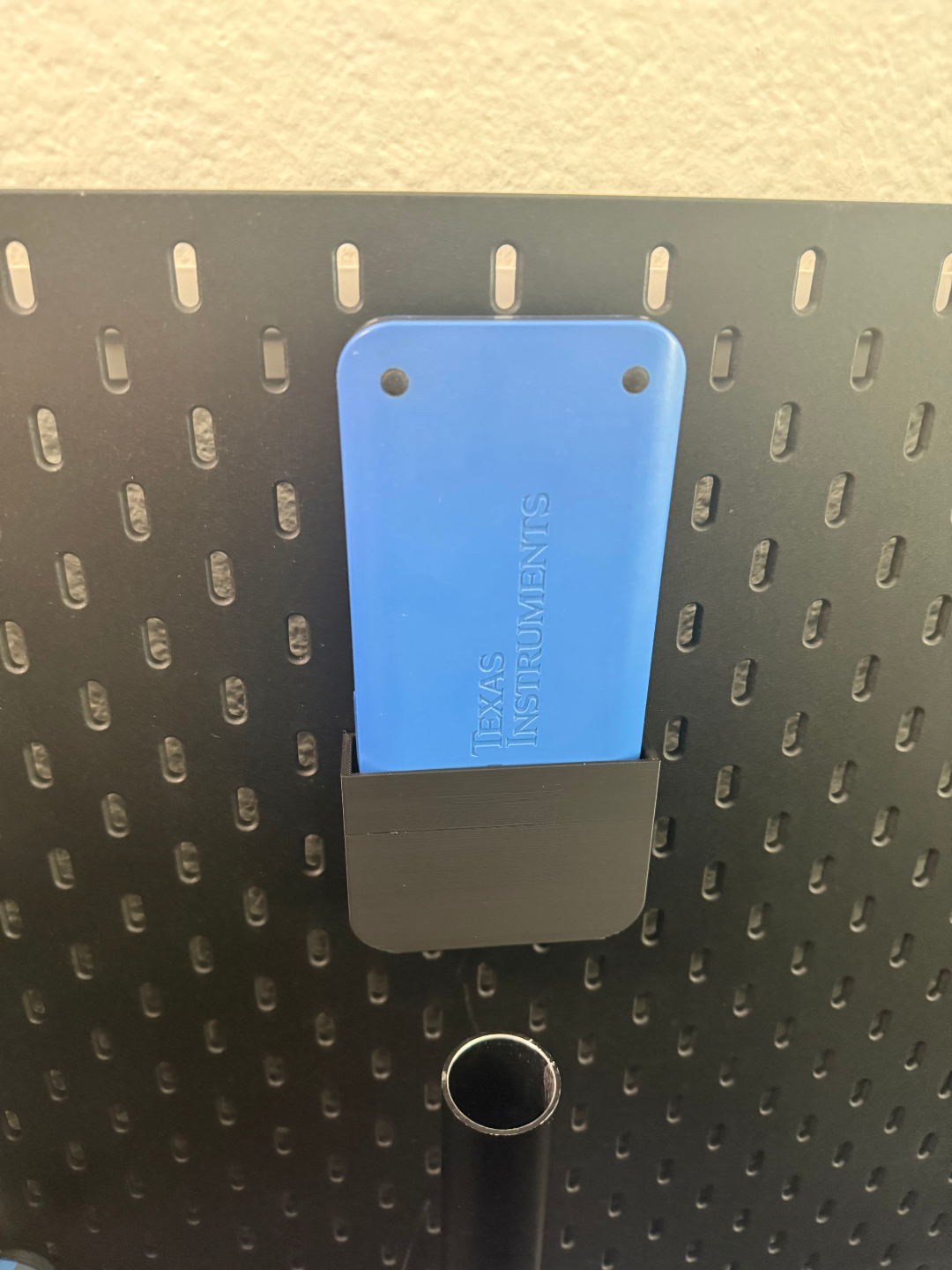 Ikea Skadis Pegboard Mount for TI-84 Calculator