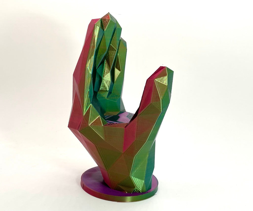 Low Poly Hand Phone Stand & Controller Holder