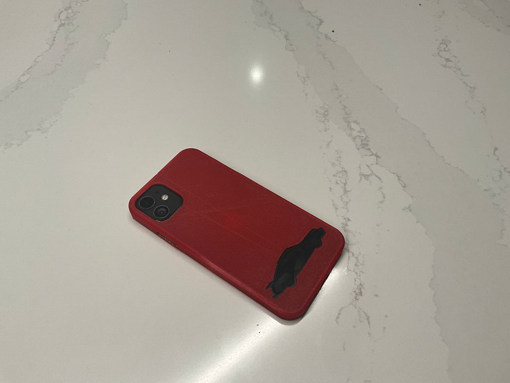 iPhone 11 case with porche g series 81911 cutout