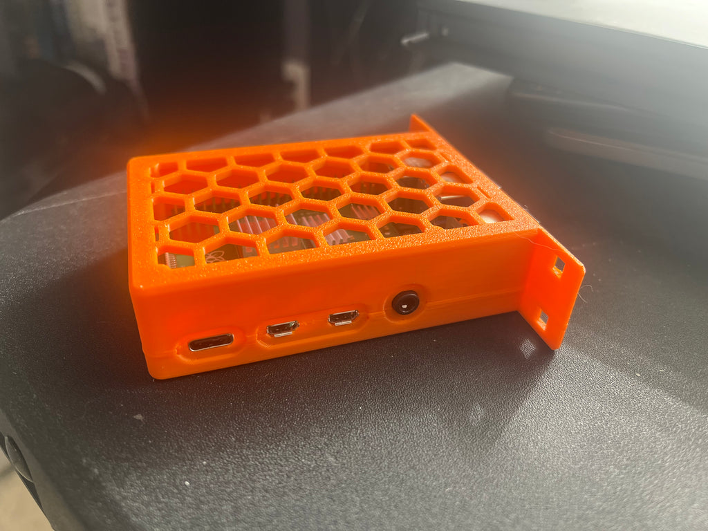 Front Mounted Raspi4 Snapcase for HomeRacker
