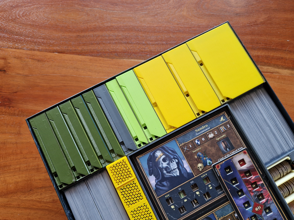 Card boxes for Heroes 3 Board Game Insert