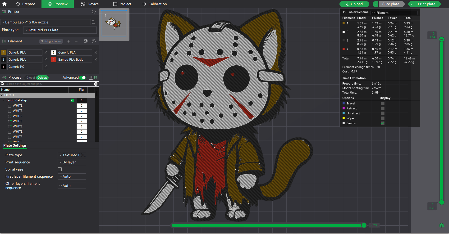 Jason Voorhees (Friday The 13th) Cat
