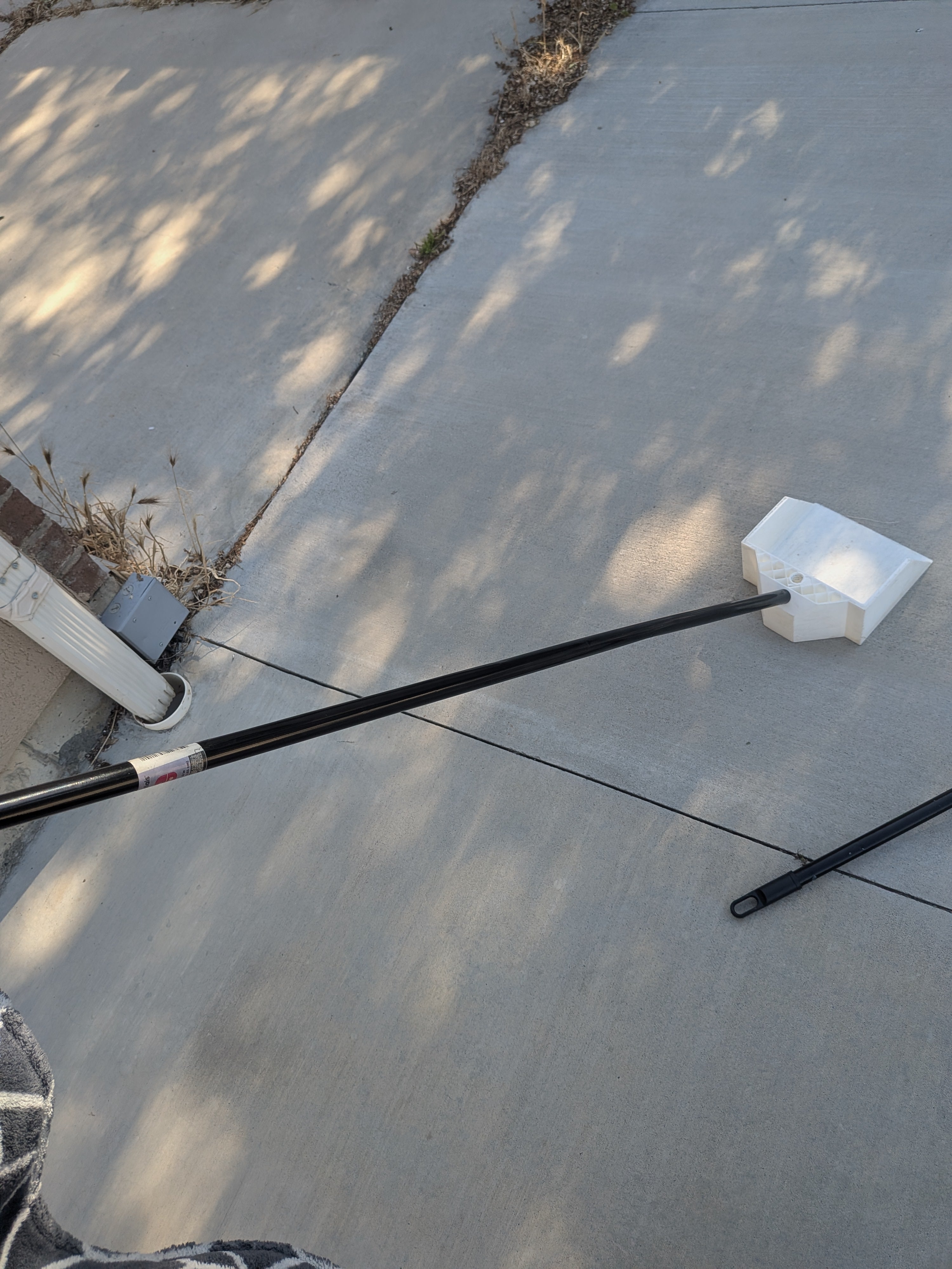 Standing Pooper Scooper (dust pan and broom)