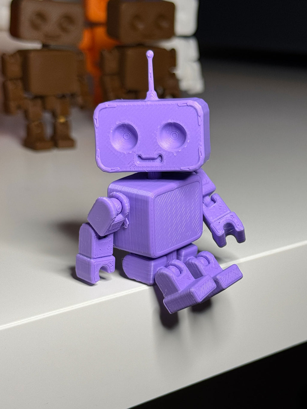 Cute Robot with Articulated Limbs and Head