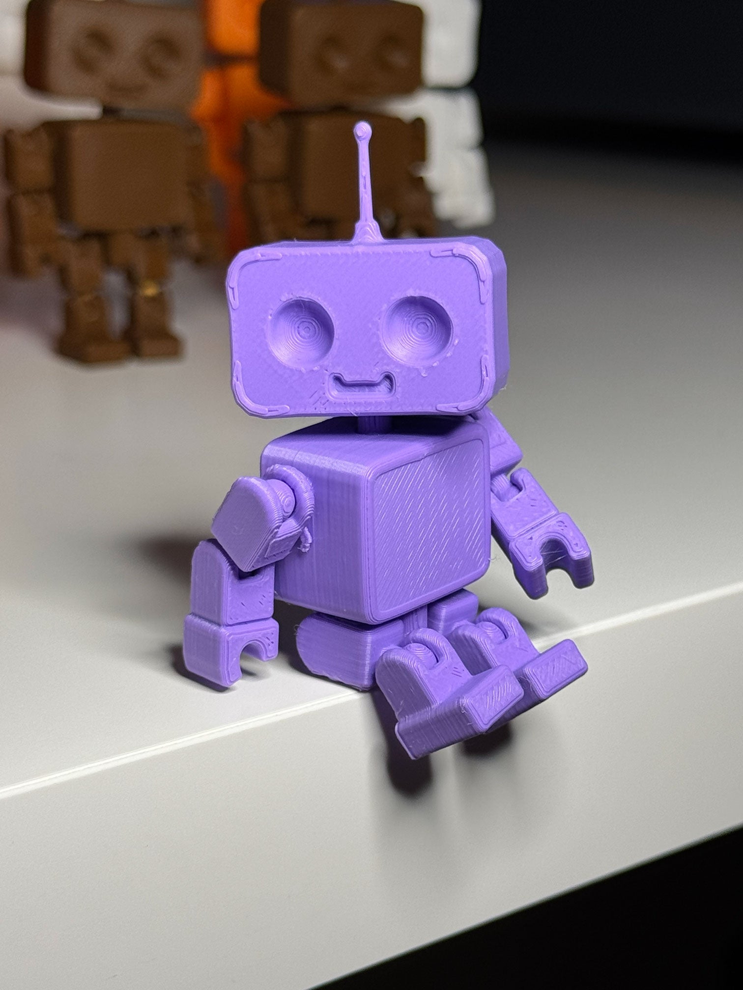 Cute Robot with Articulated Limbs and Head