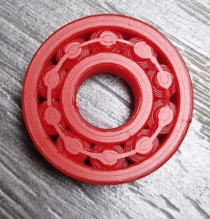 ball bearing snap of support (print in place)
