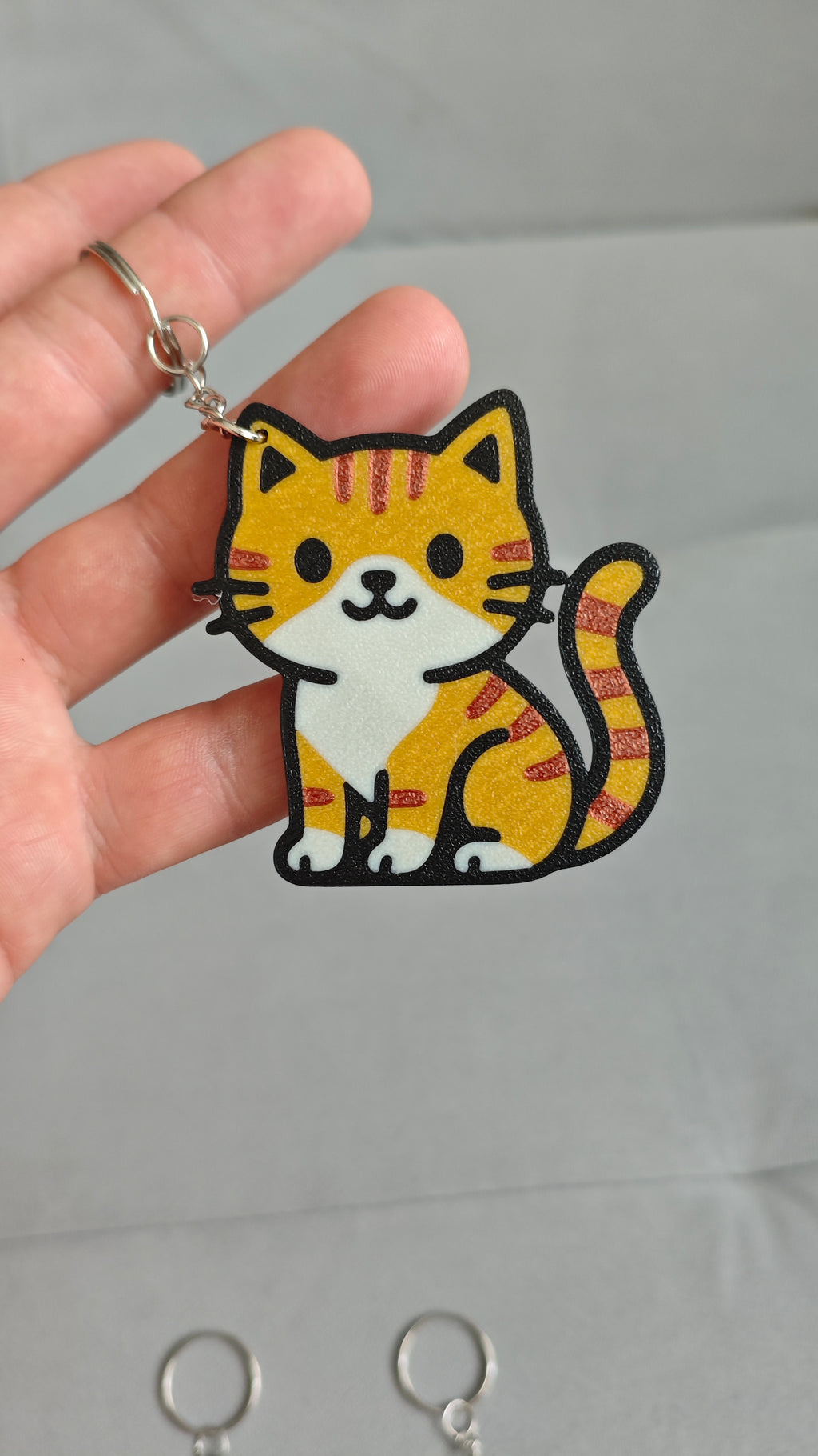 Cute Cat - Keychain