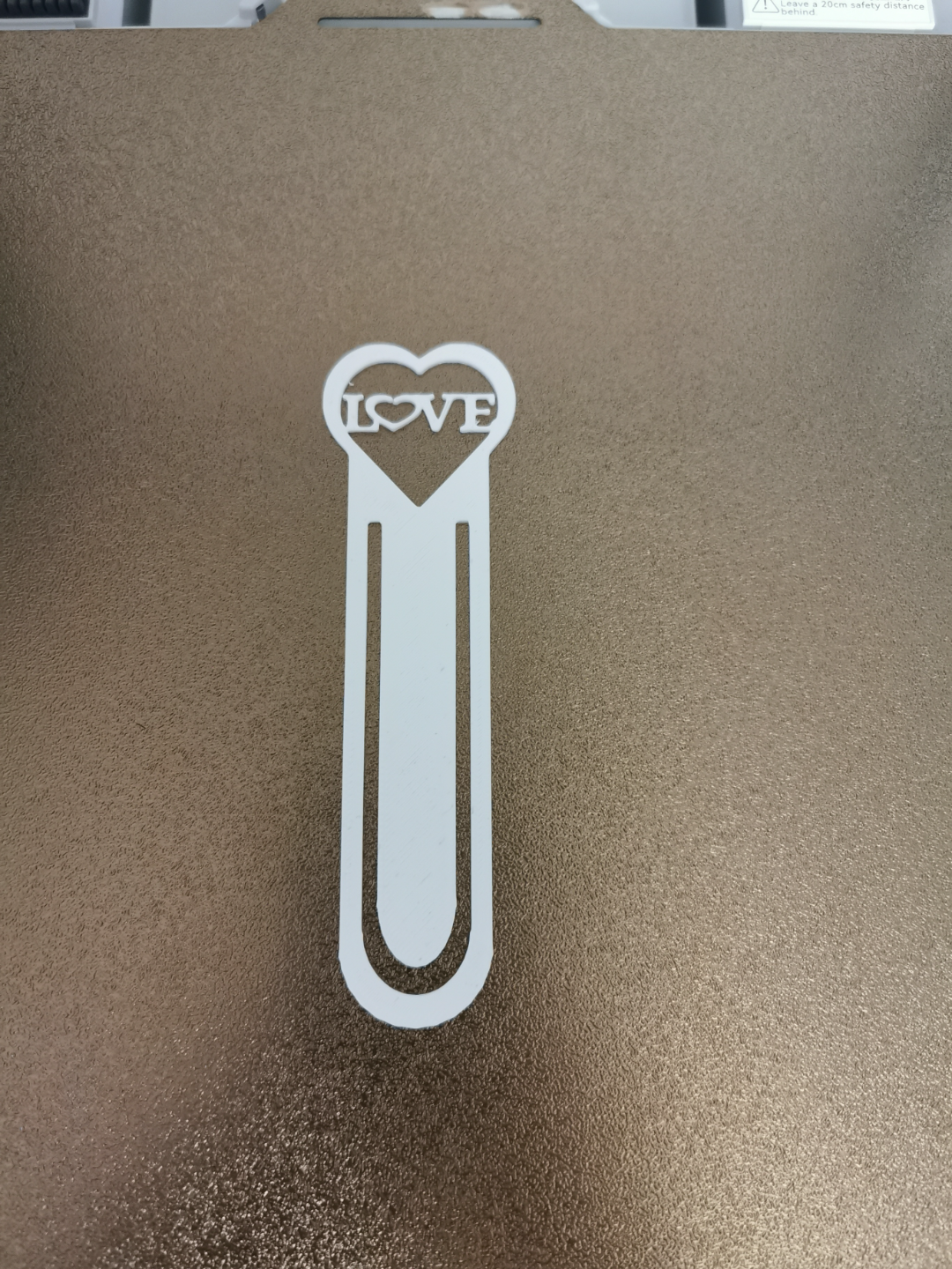 Heart paperclip. Bookmarks