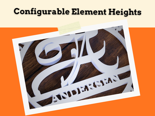 Make your own Circular Monogram Sign