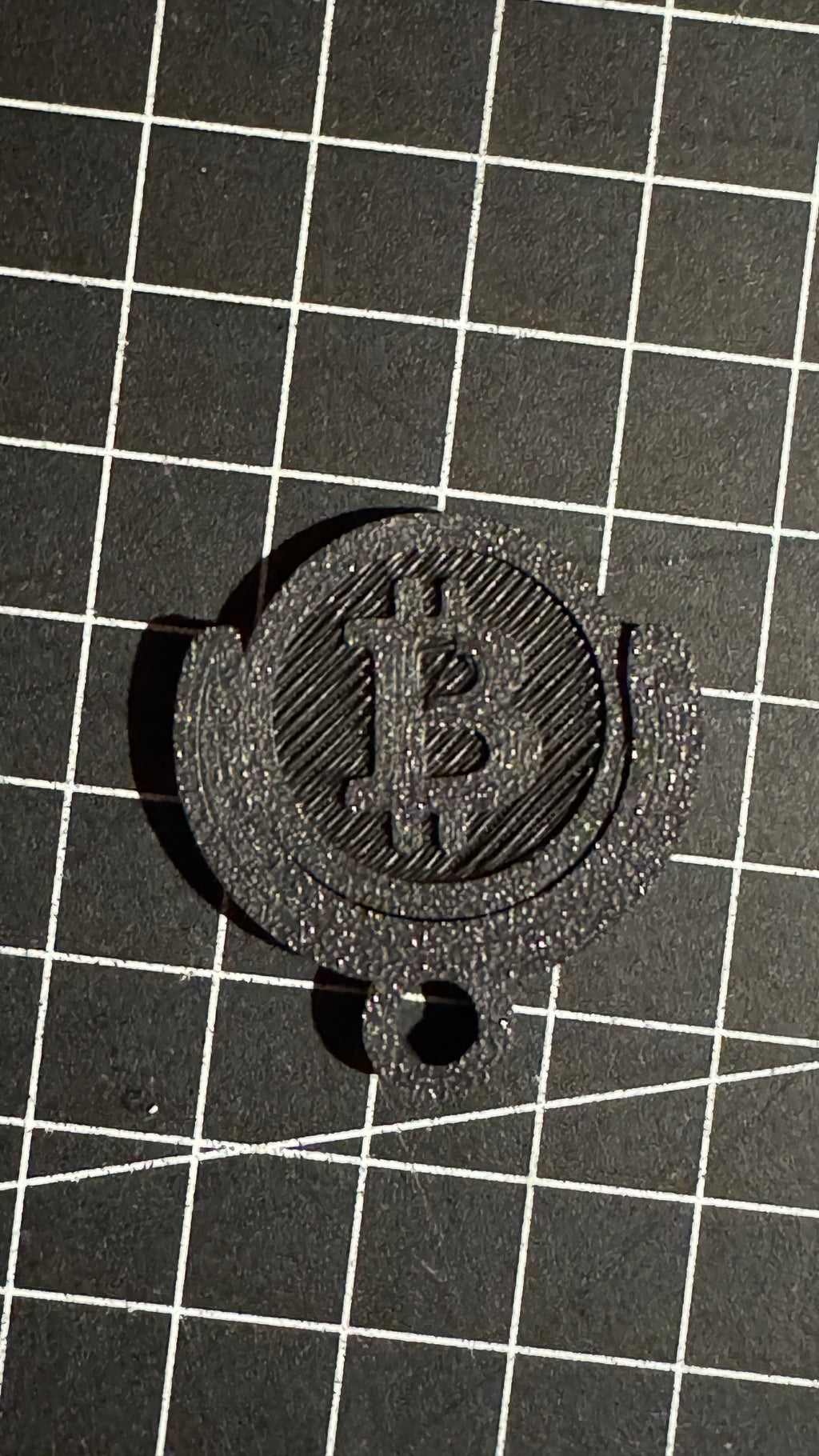 Bitcoin Shopping Cart Chip + Holder