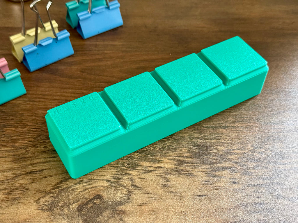 Gridfinity binder clip holder