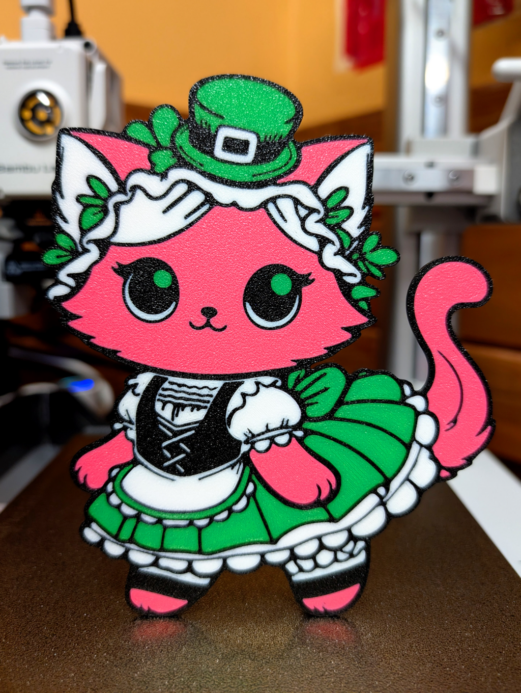 St Patrick's Day - Irish Bar Maid Cat