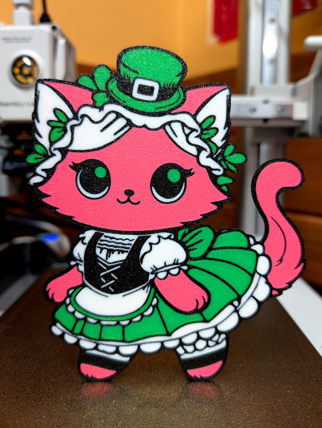 St Patrick's Day - Irish Bar Maid Cat