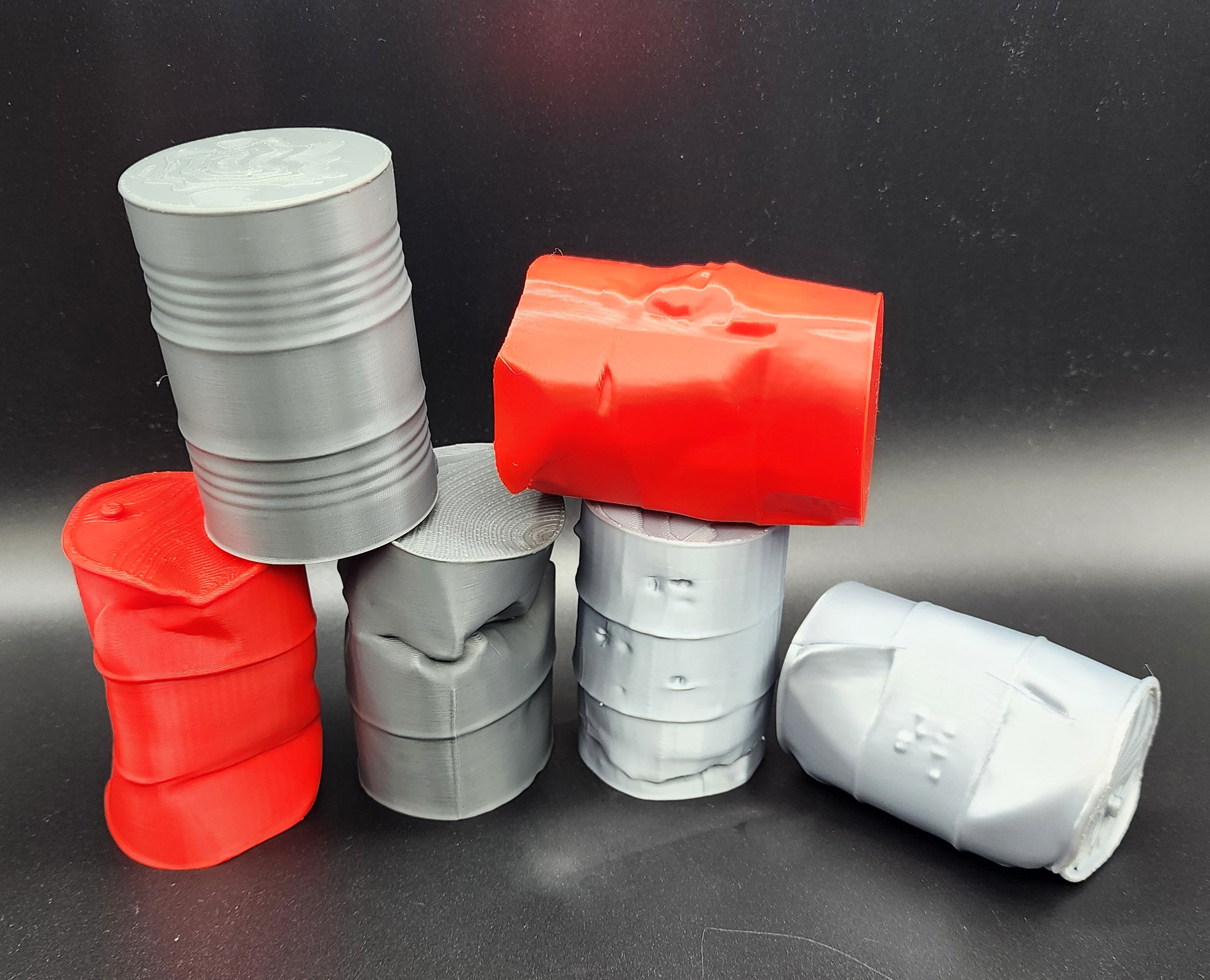 6 Realistic Damaged Barrels