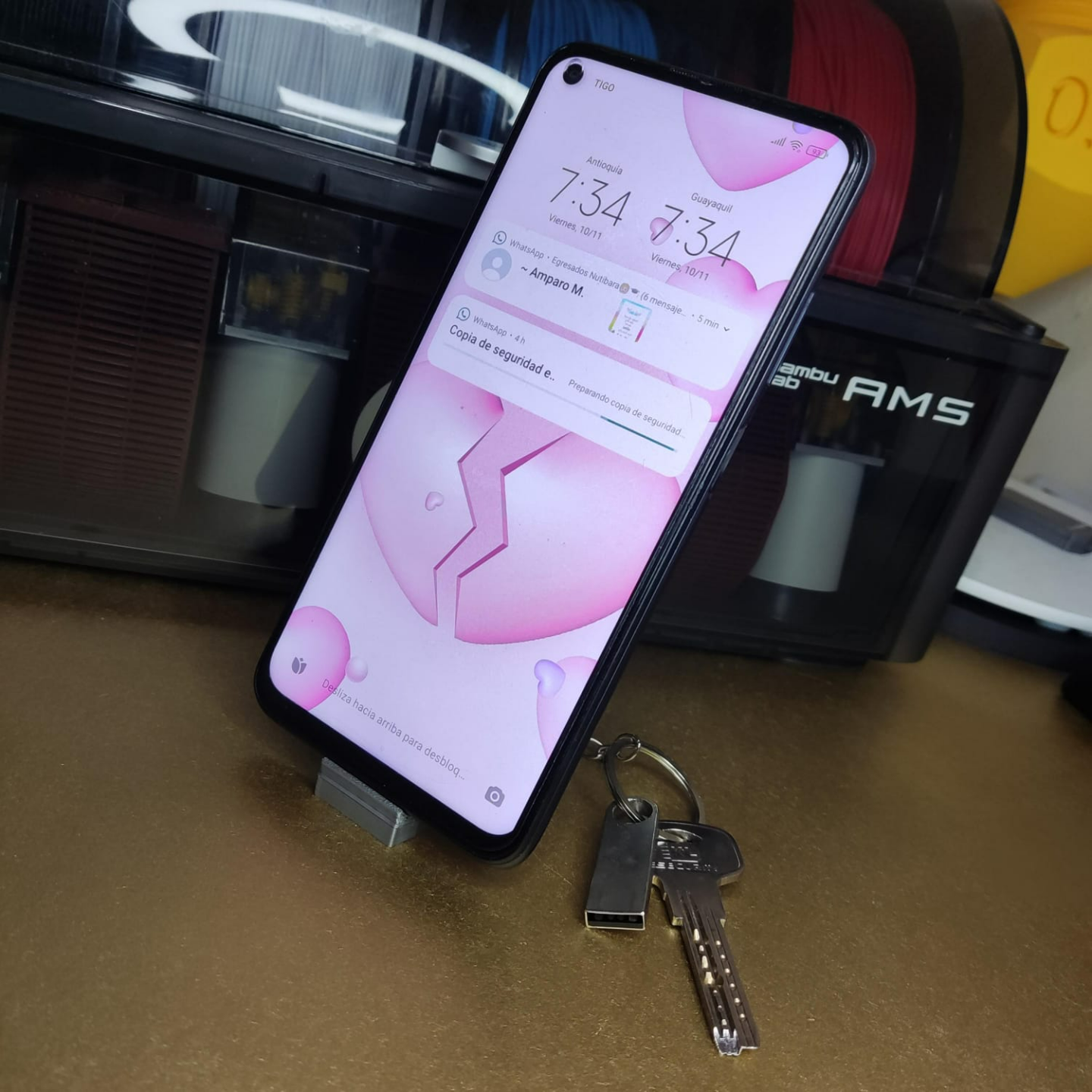 KEYCHAIN PHONE HOLDER BAMBULAB
