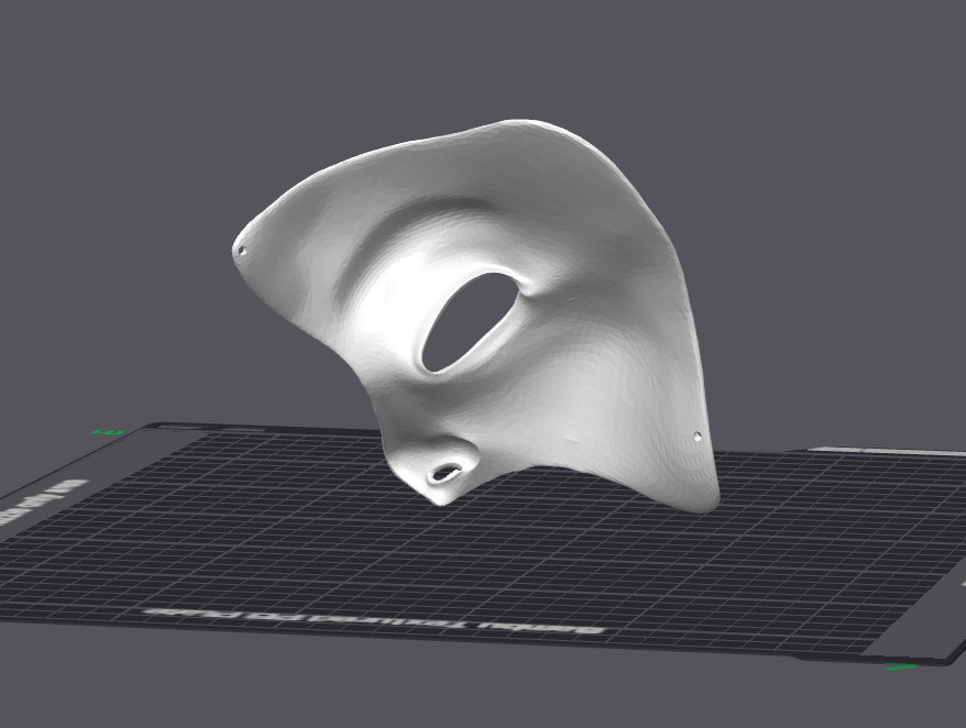 Phantom of the Opera Masquerade Mask (With holes)