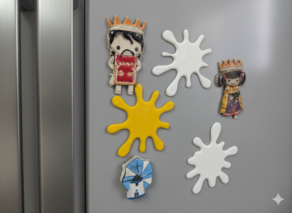 Splats Coasters Fridge Magnets BUNDLE