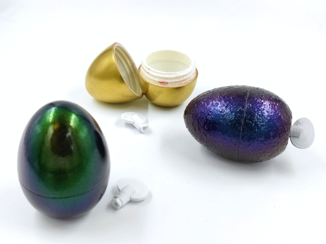 Locking Egg & Key - Easter Egg Hunts, Geocaching!