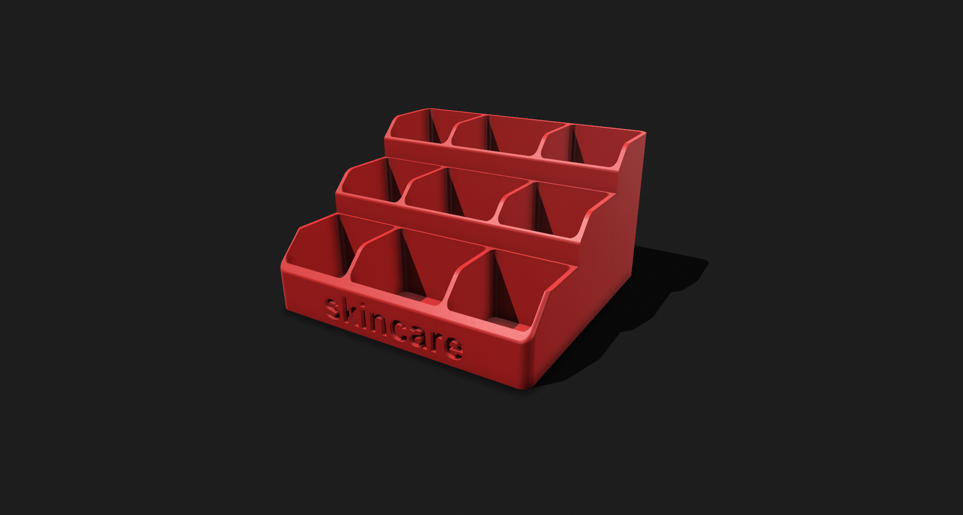 Skincare organizer
