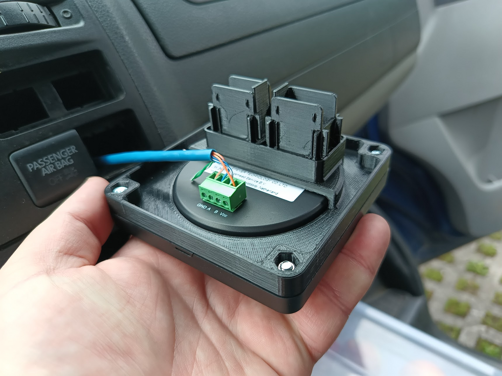 VW T5 MPPT dashboard mount