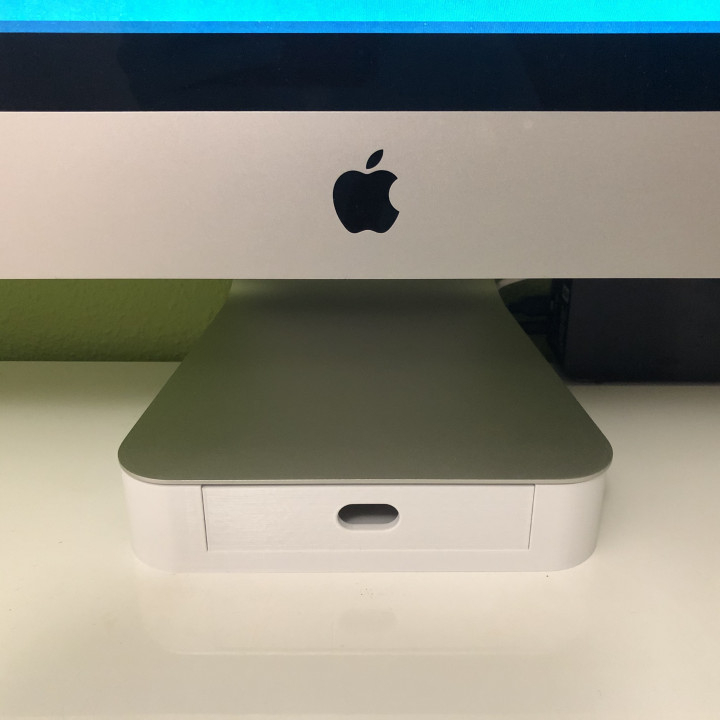 27" imac stand with drawer