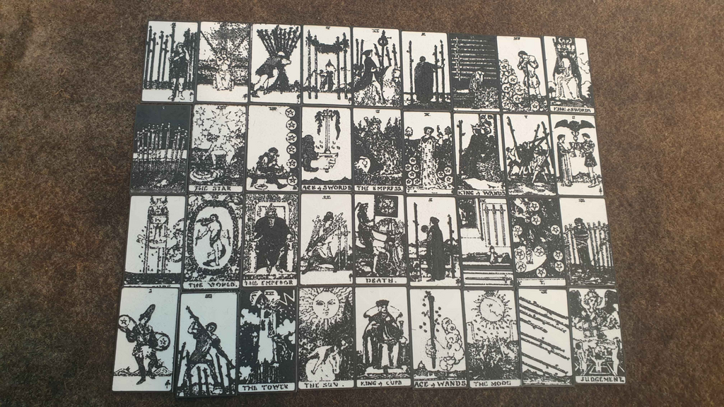 All 78 Tarot Cards Rider-Waite Smith full Deck