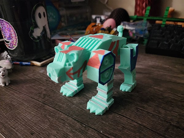 Cybertooth Tiger (Articulated robot sabertooth tiger)