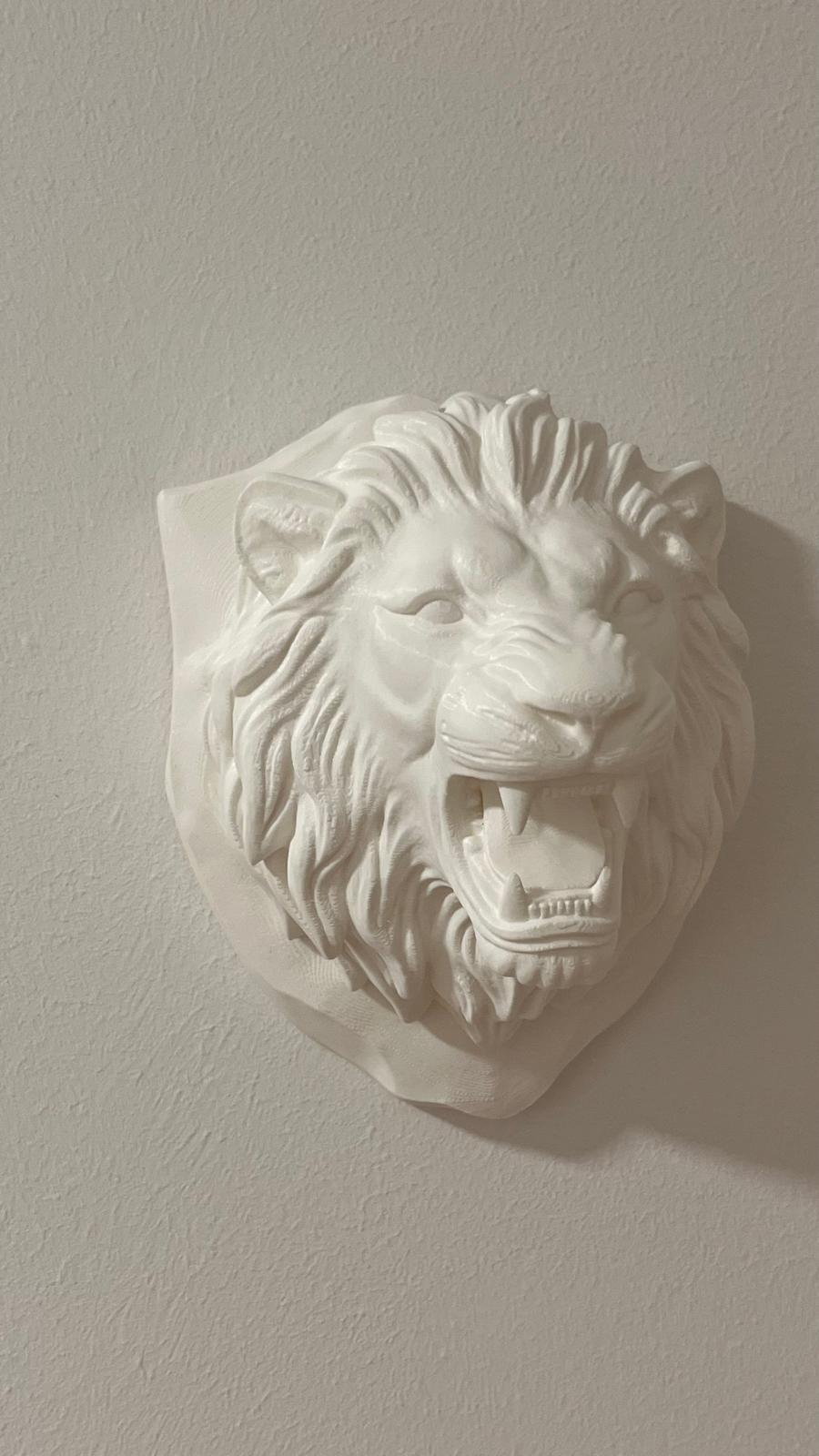 Lion Head Bust - Wall Mount