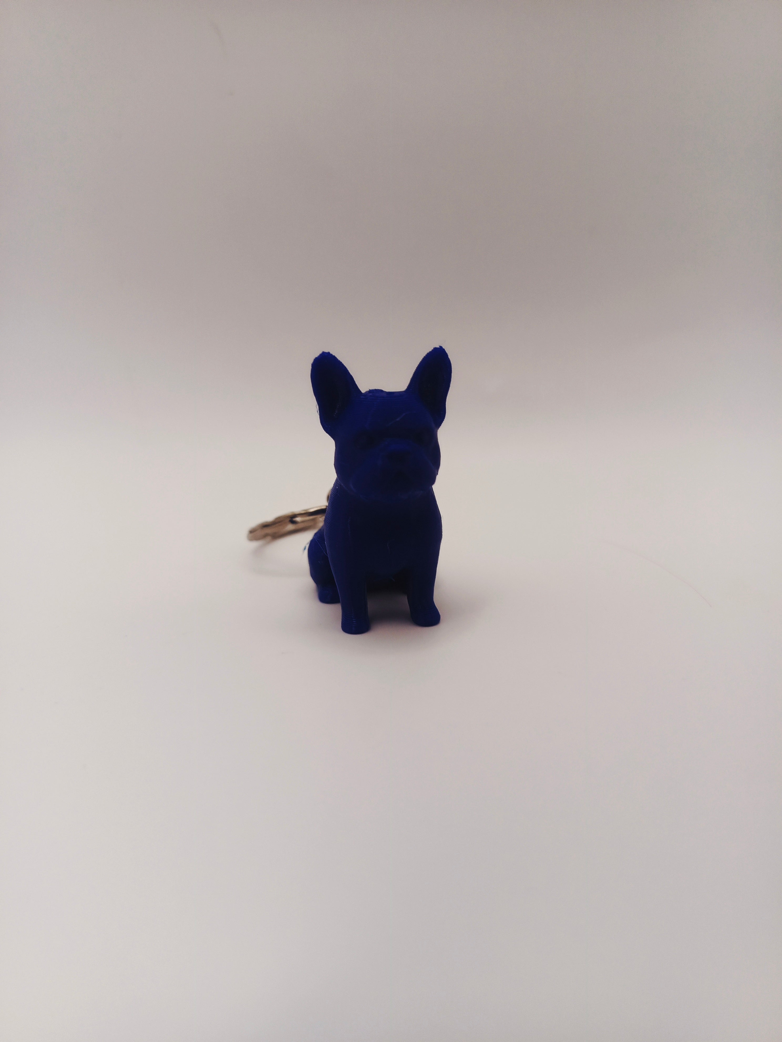 French Bulldog Keychain Figurine