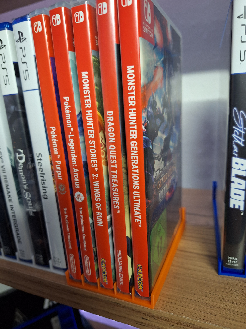 Switch Games Holder / Stand 5 or 10 games<50min V2