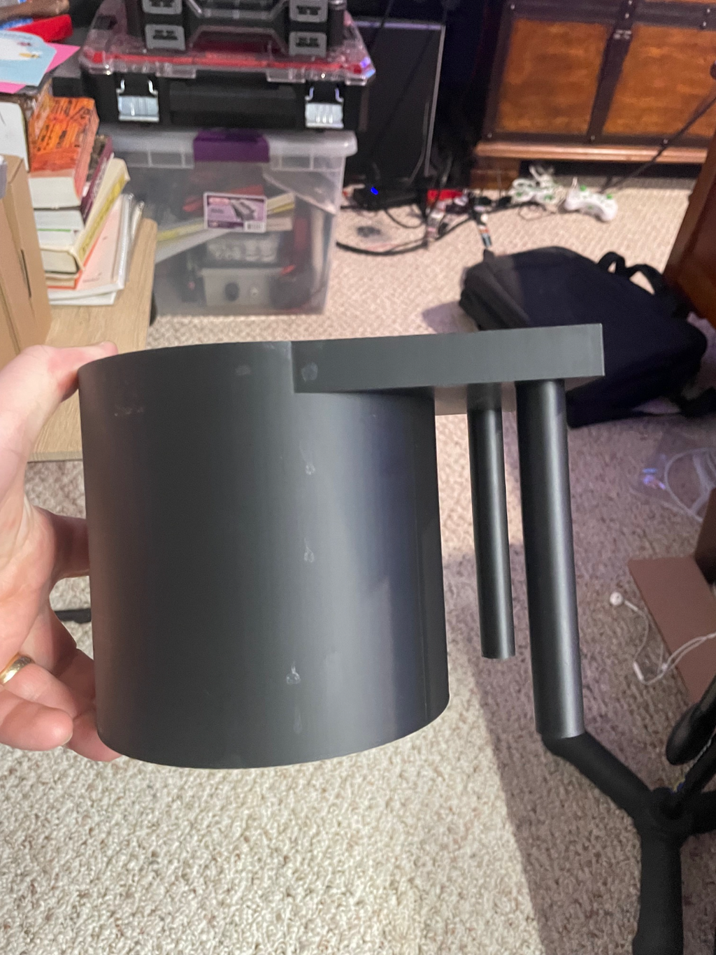 Crude Hanging Desk Basket
