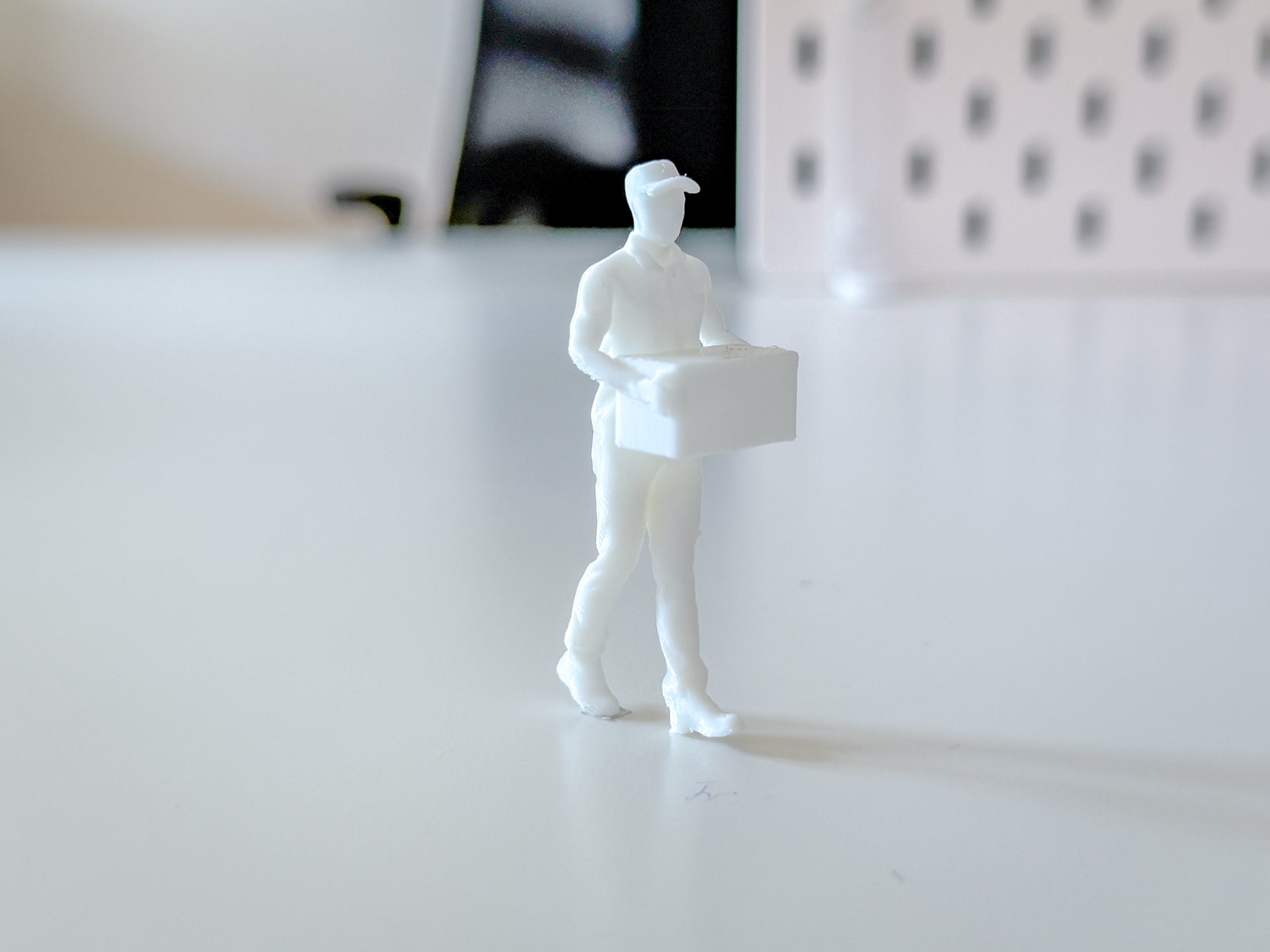 Miniature Delivery Man for your Diorama