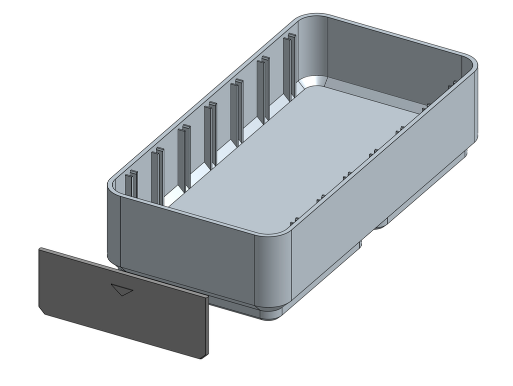 Parametric Gridfinity Bin with Dividers