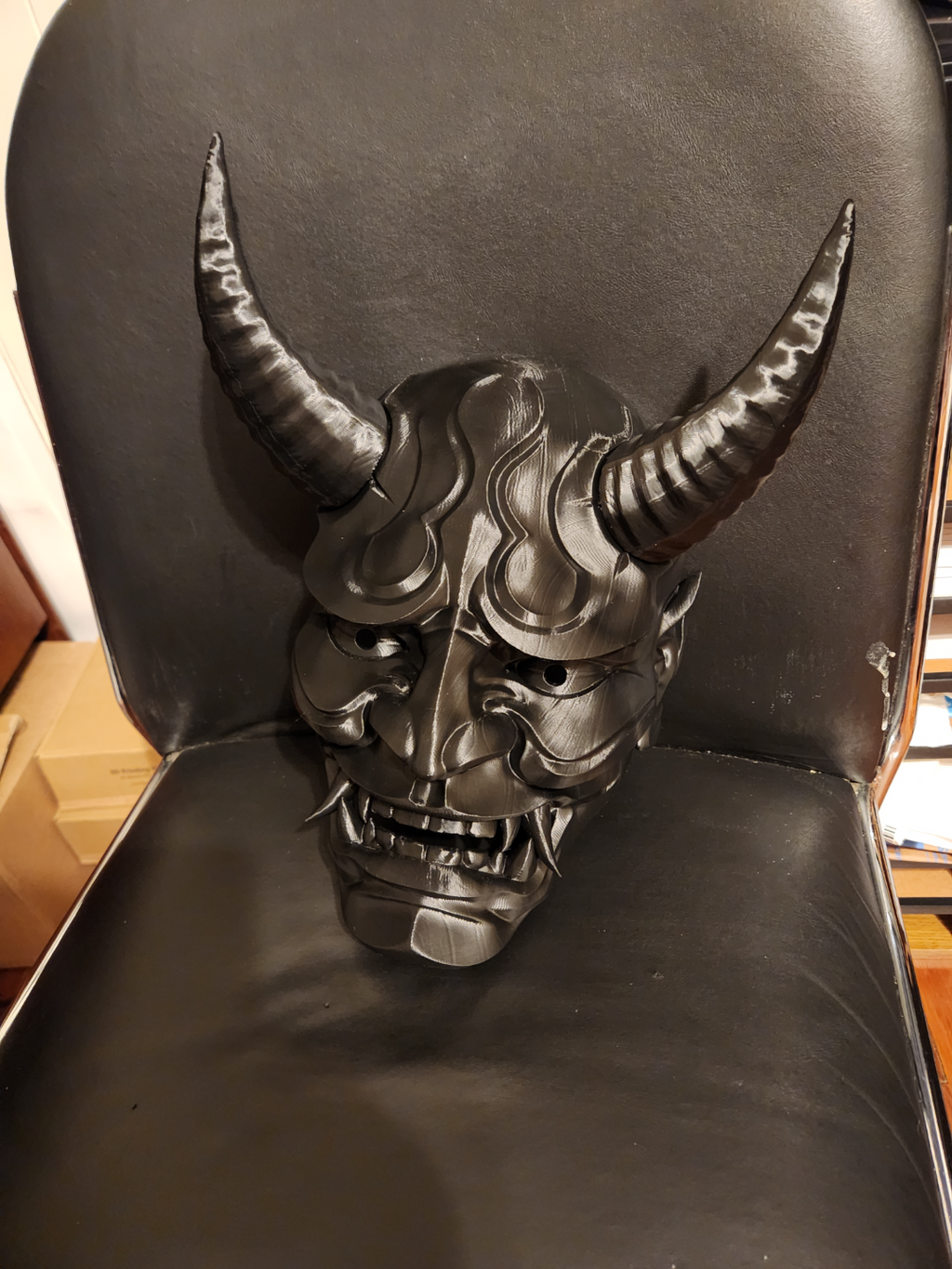 Wall mount - Traditional Japanese Hannya Oni Mask