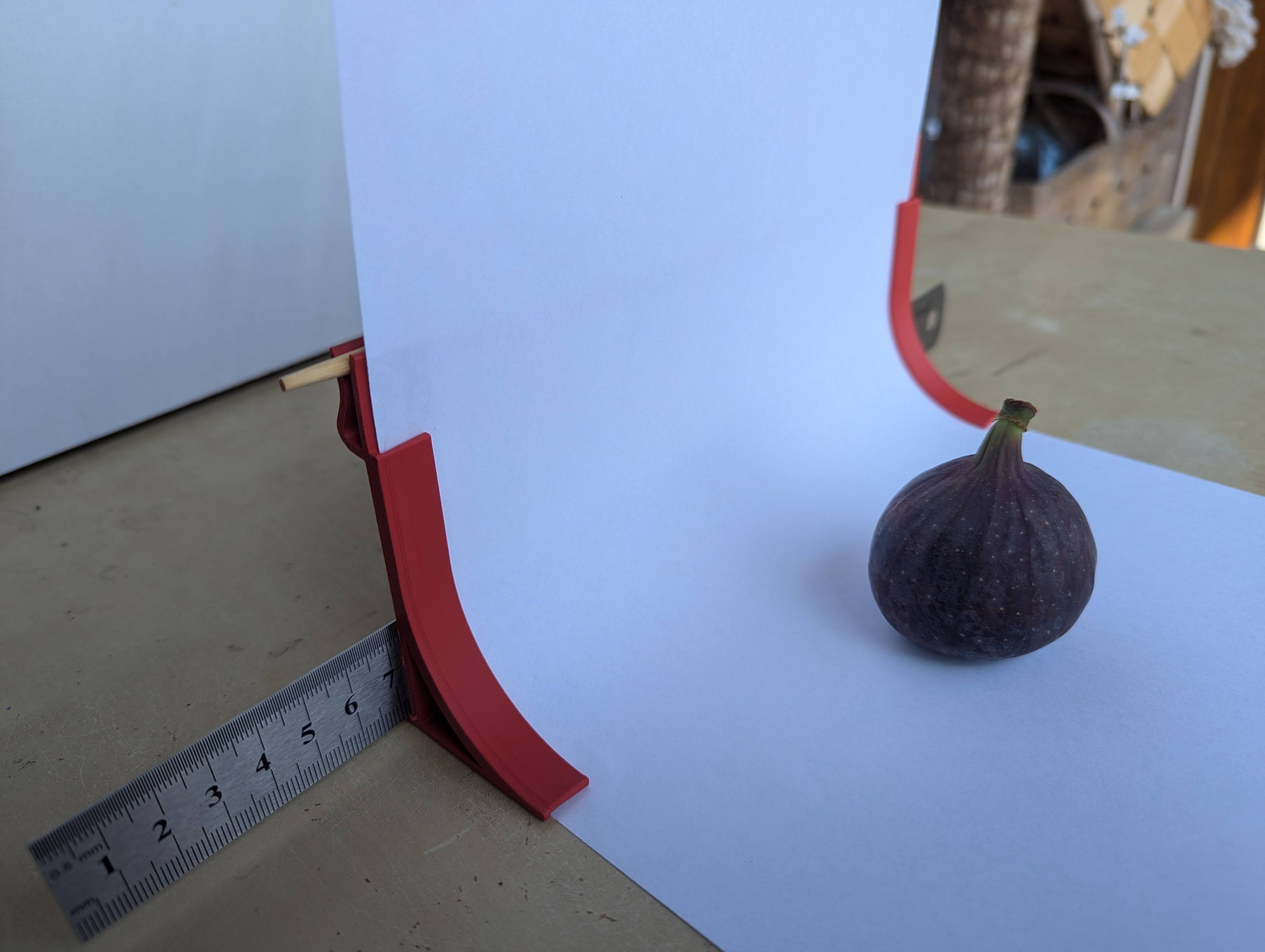 Photo studio on table, background stand A4, A3, A2