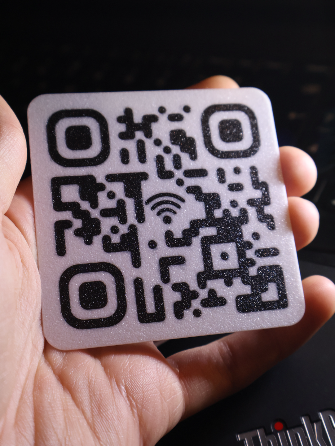 Not a wifi QR code Thin Never Gonna Give You Up