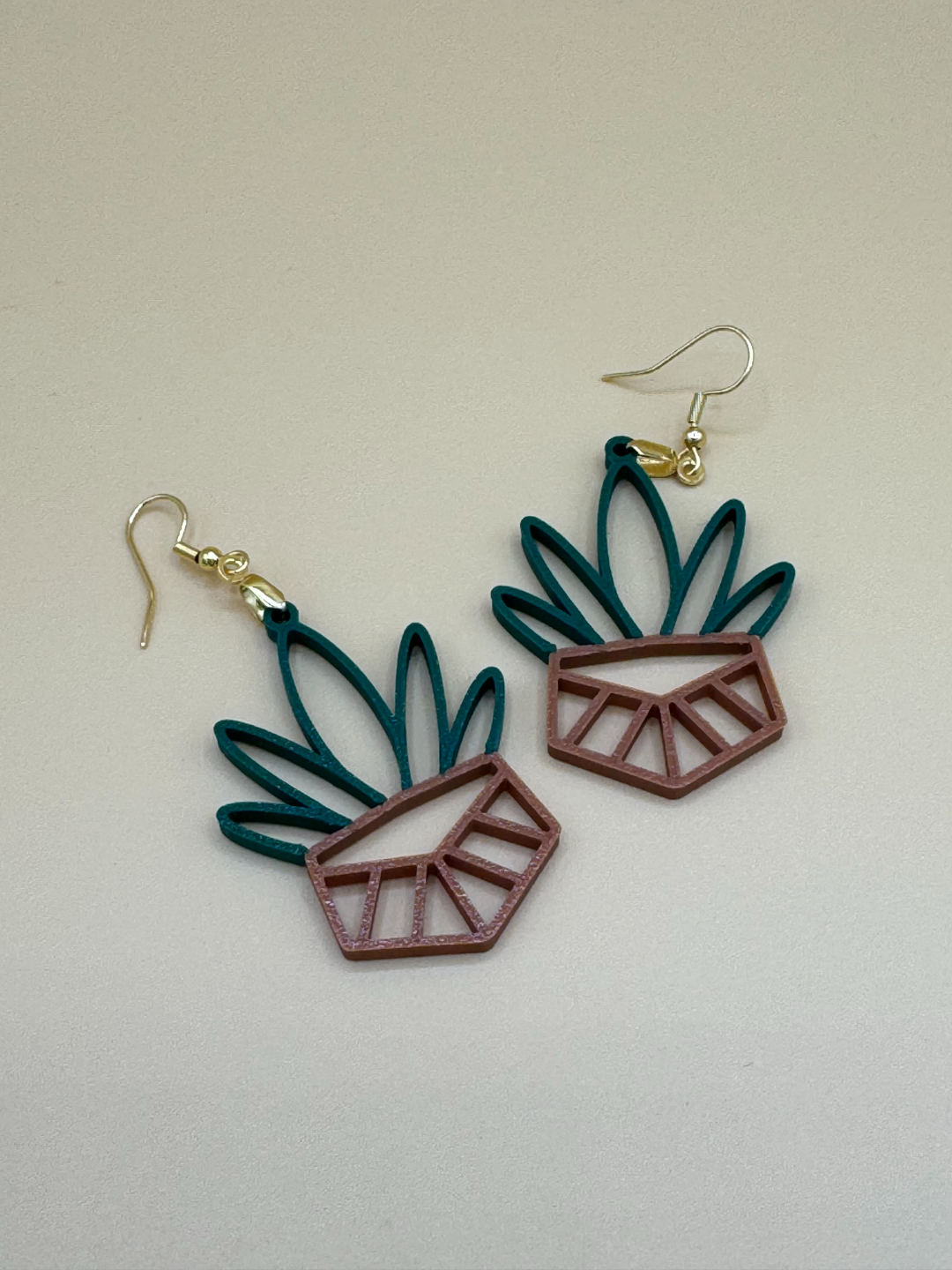 Potted Plant Earrings