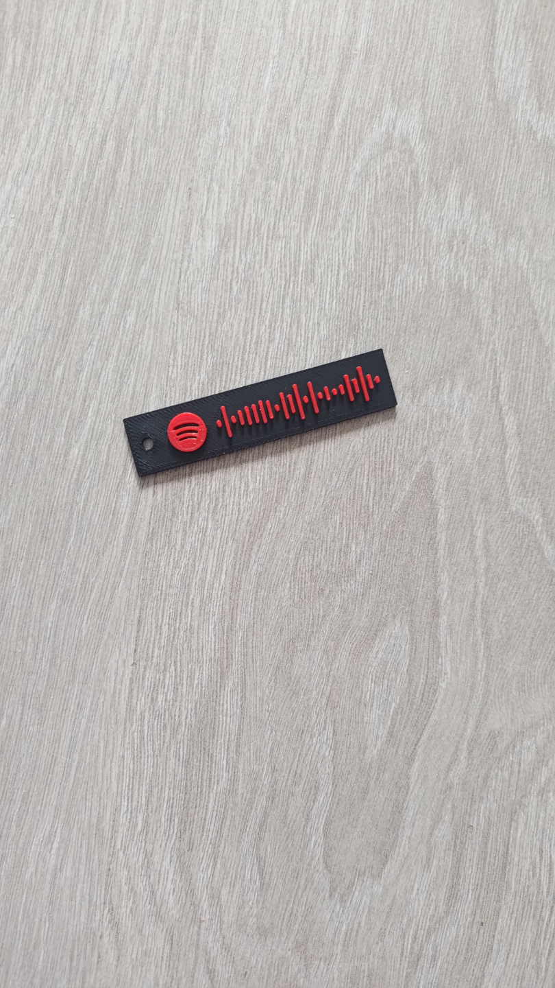 Spotify codes keychain parametric -See Guide