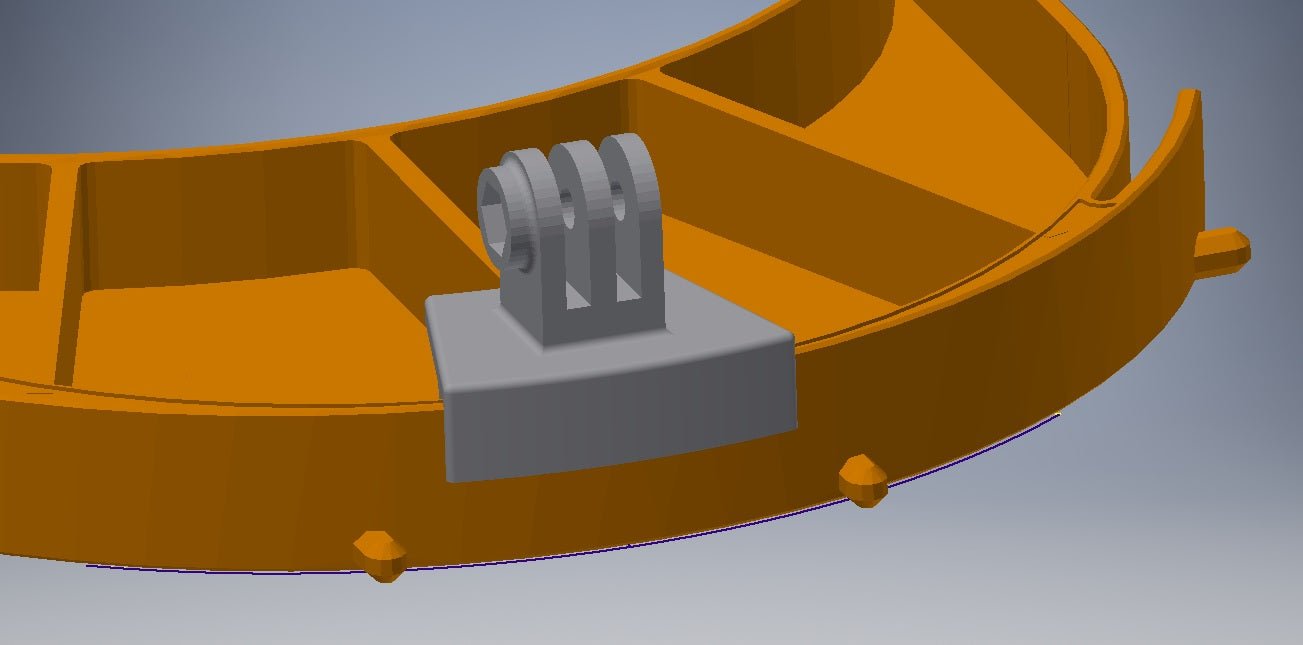 GoPro mount for Faceshield