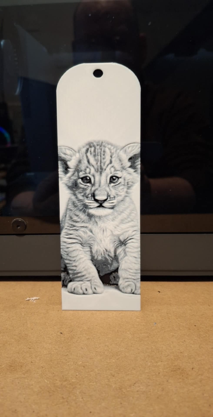 set 1 - Jungle animal bookmarks - greyscale