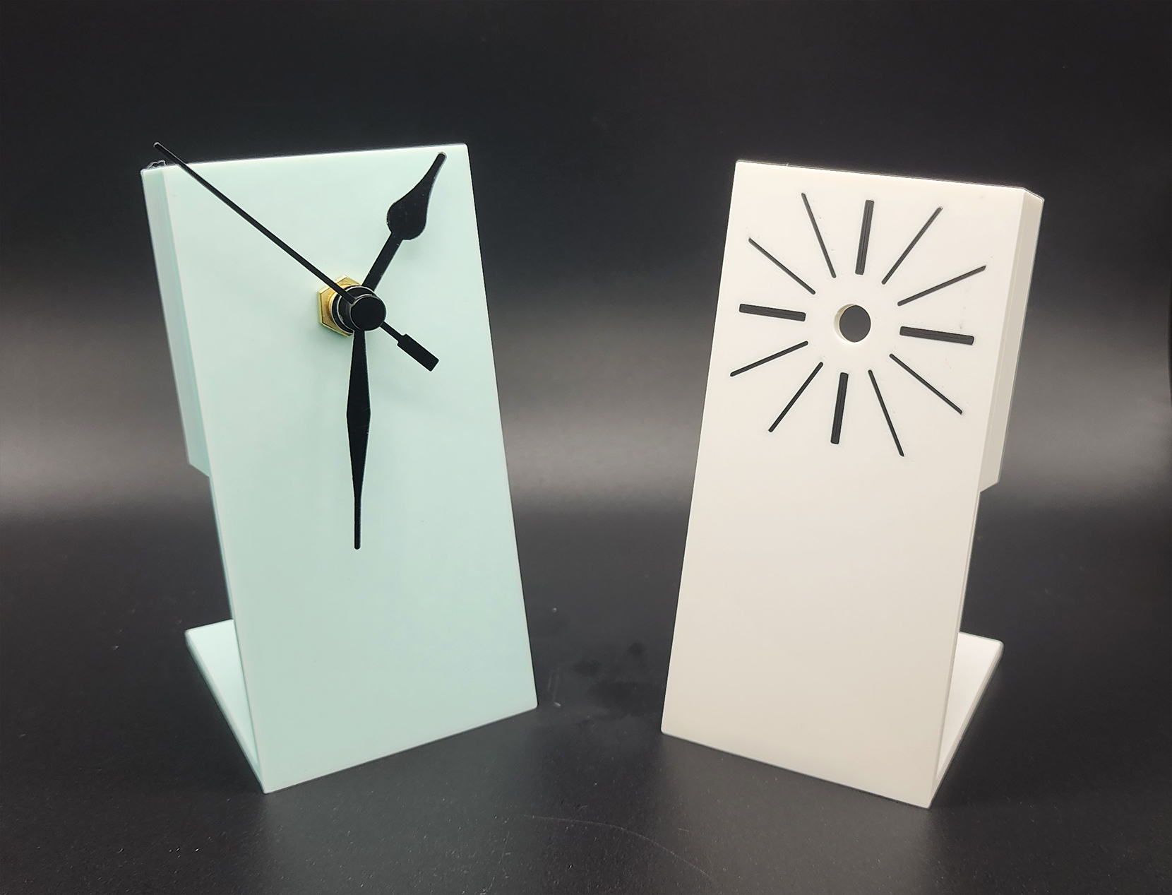 Minimalist Desk Clock 3 Models for Bambu Kit 011