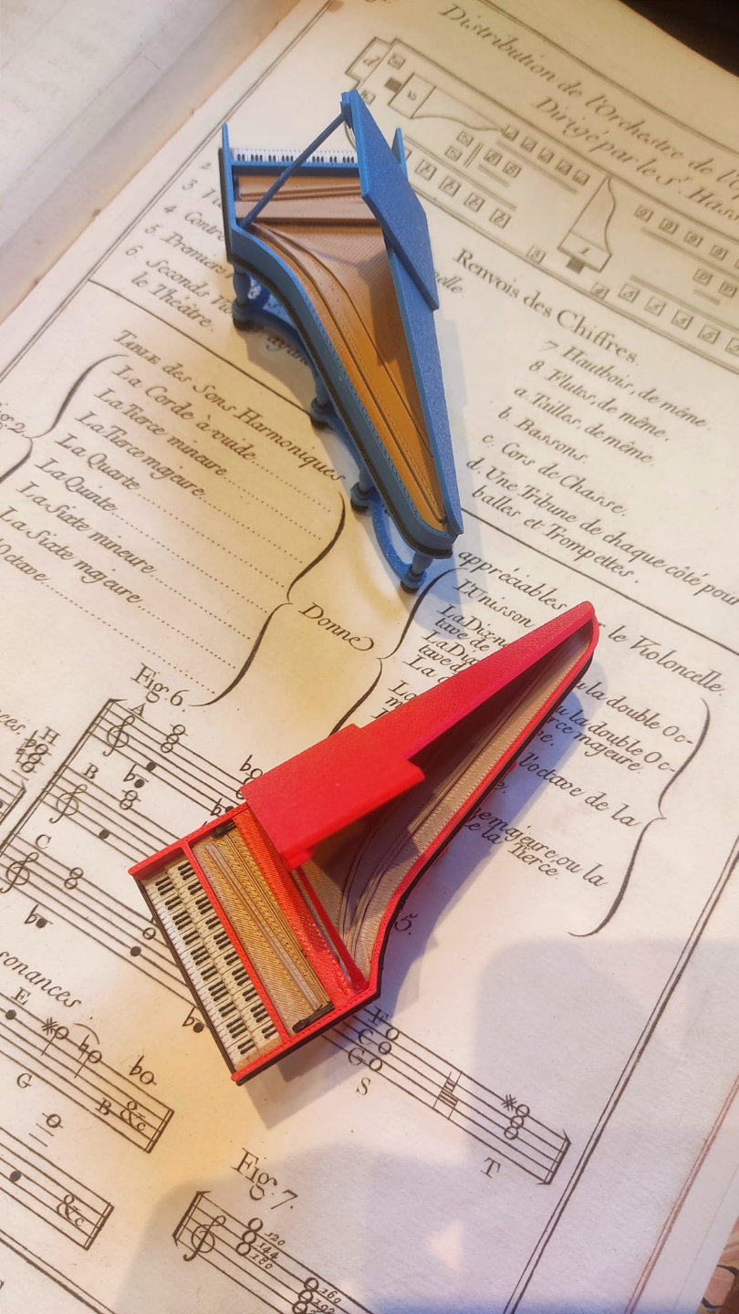 Mini Harpsichord Model