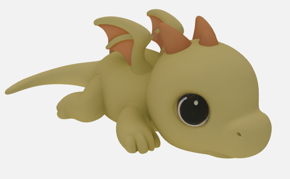 cute articulated flexi baby Dragon