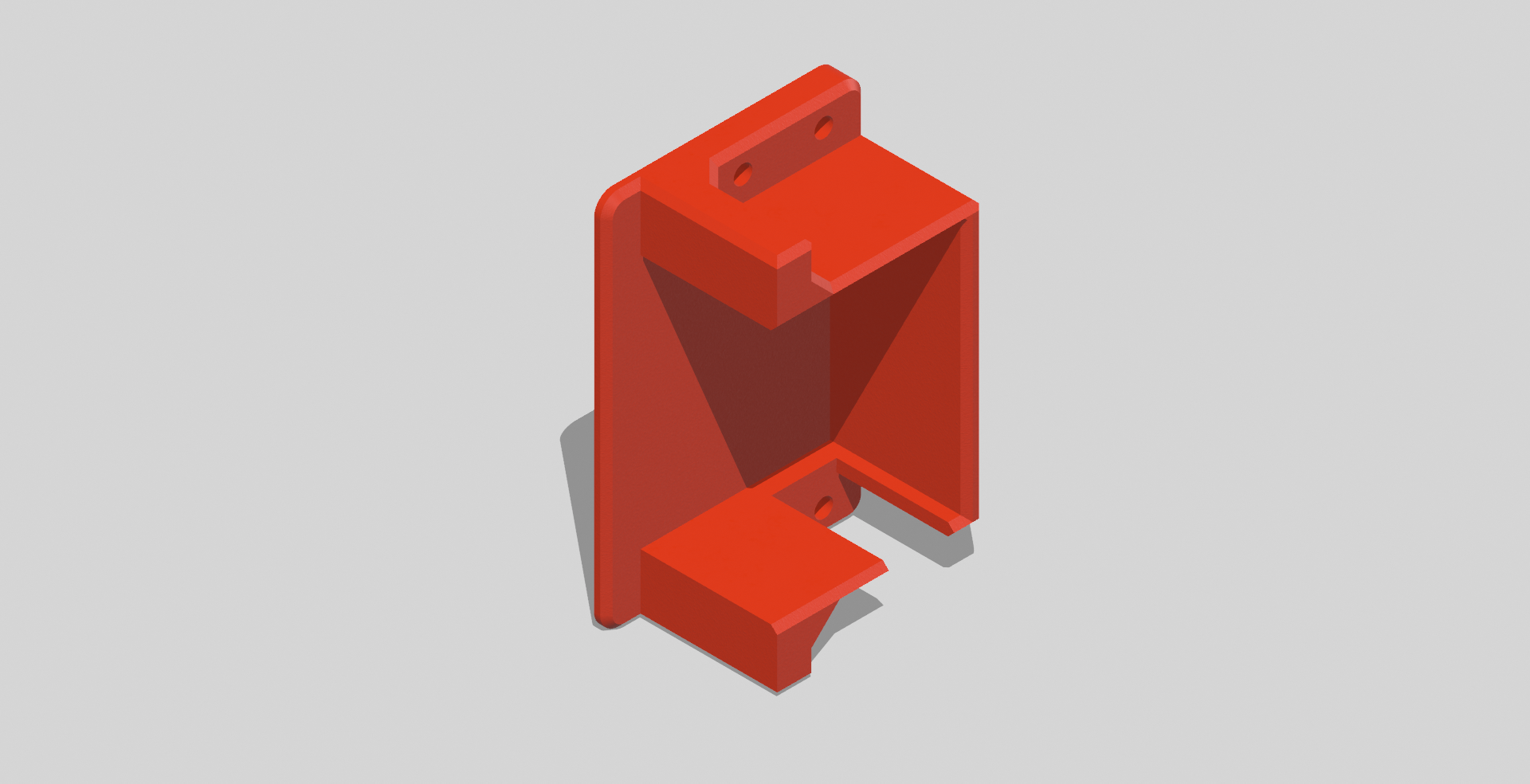MG995 Servo holder. Pellet Dispenser System