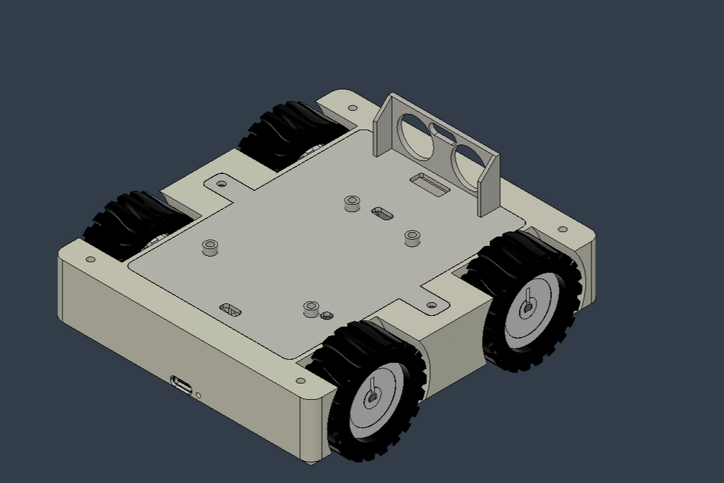 N20 Micro-Gear Robot Chassis 4WD