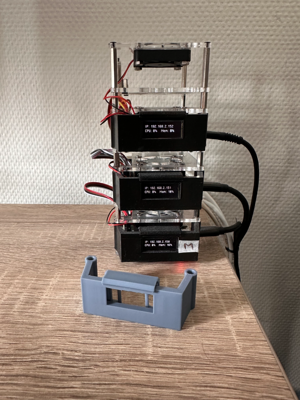 Raspberry Pi OLED-mount