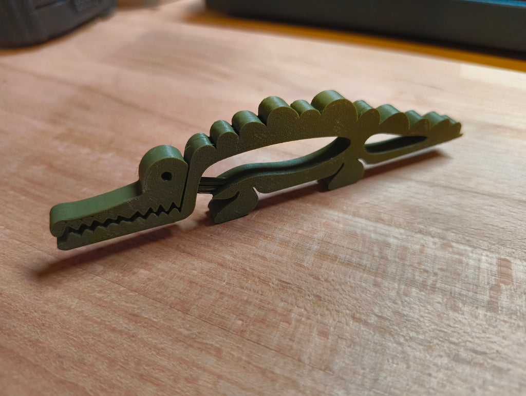 CUTE CROCODILE CLIP
